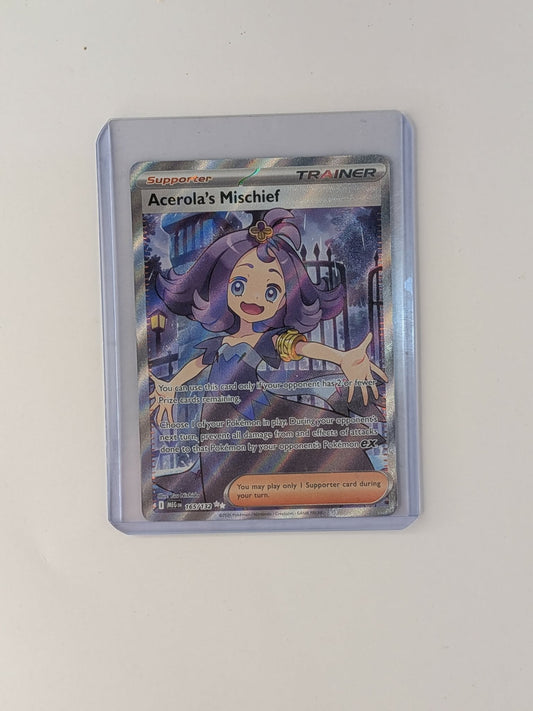 Acerola's Mischief 165/132 Ultra Rare Mega Evolution Pokemon Near Mint