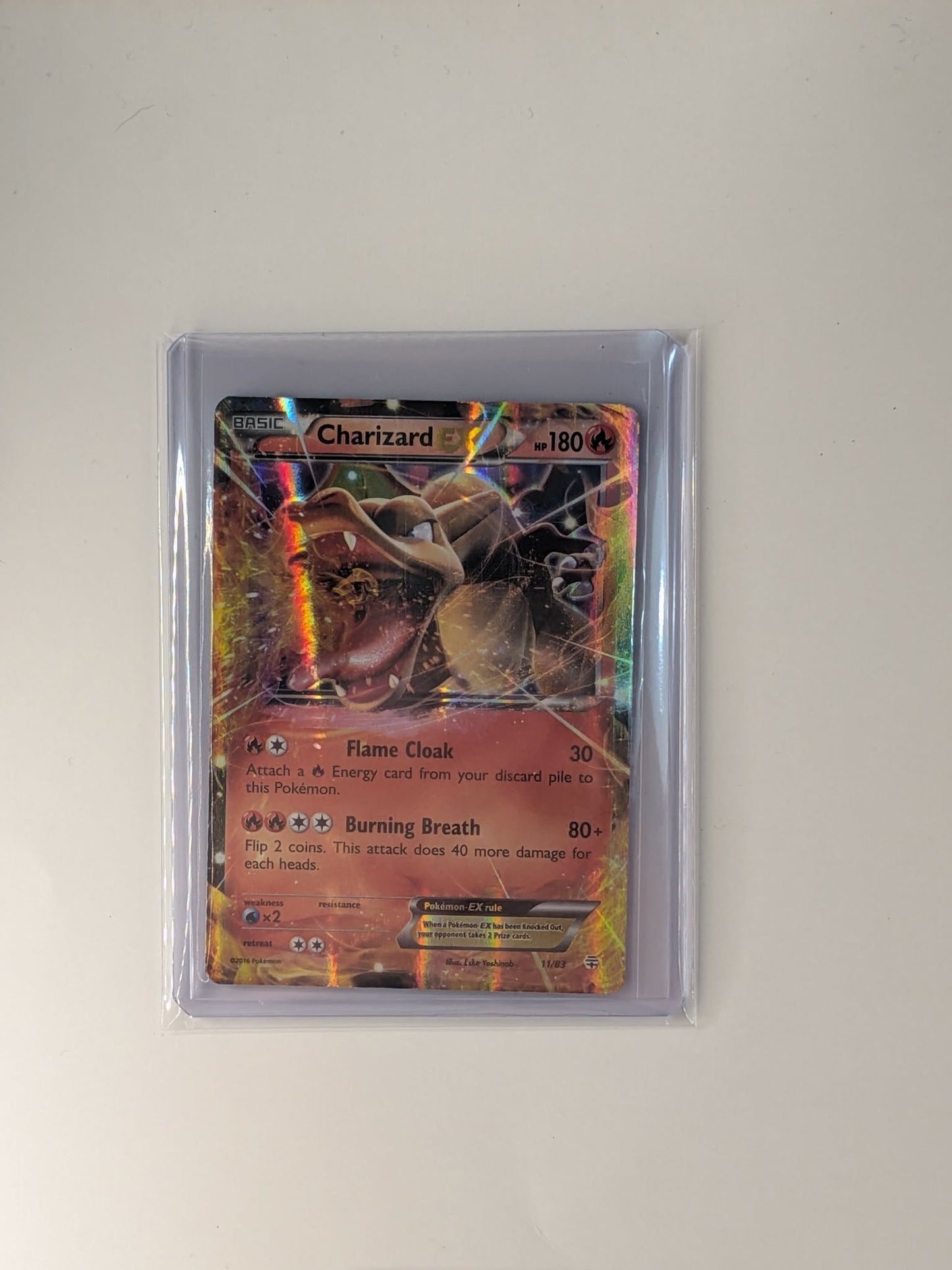 Charizard EX 11/83 Holo Rare EX Generations Pokemon Near Mint