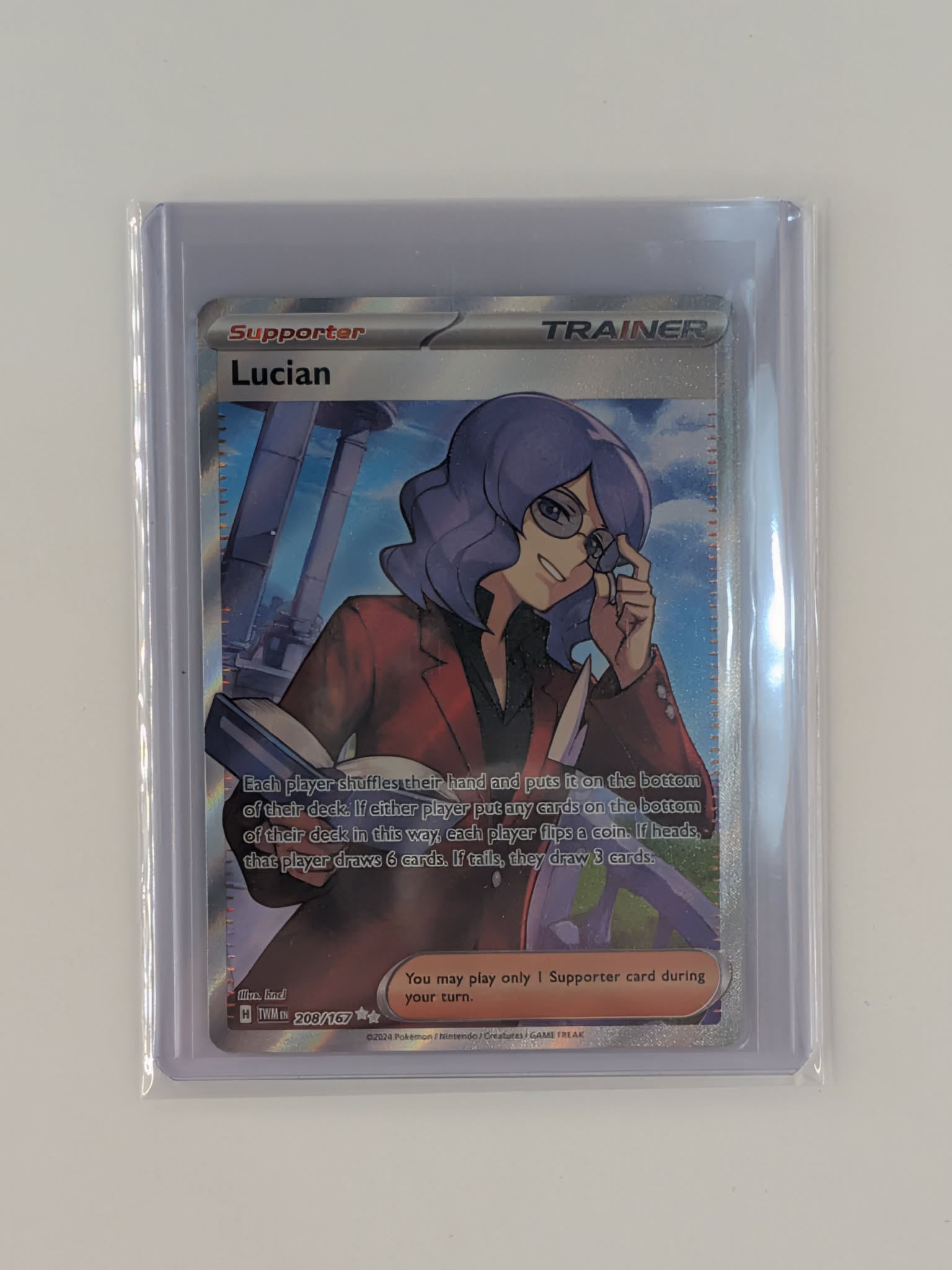 Lucian 208/167 Ultra Rare Twilight Masquerade Pokemon Near Mint