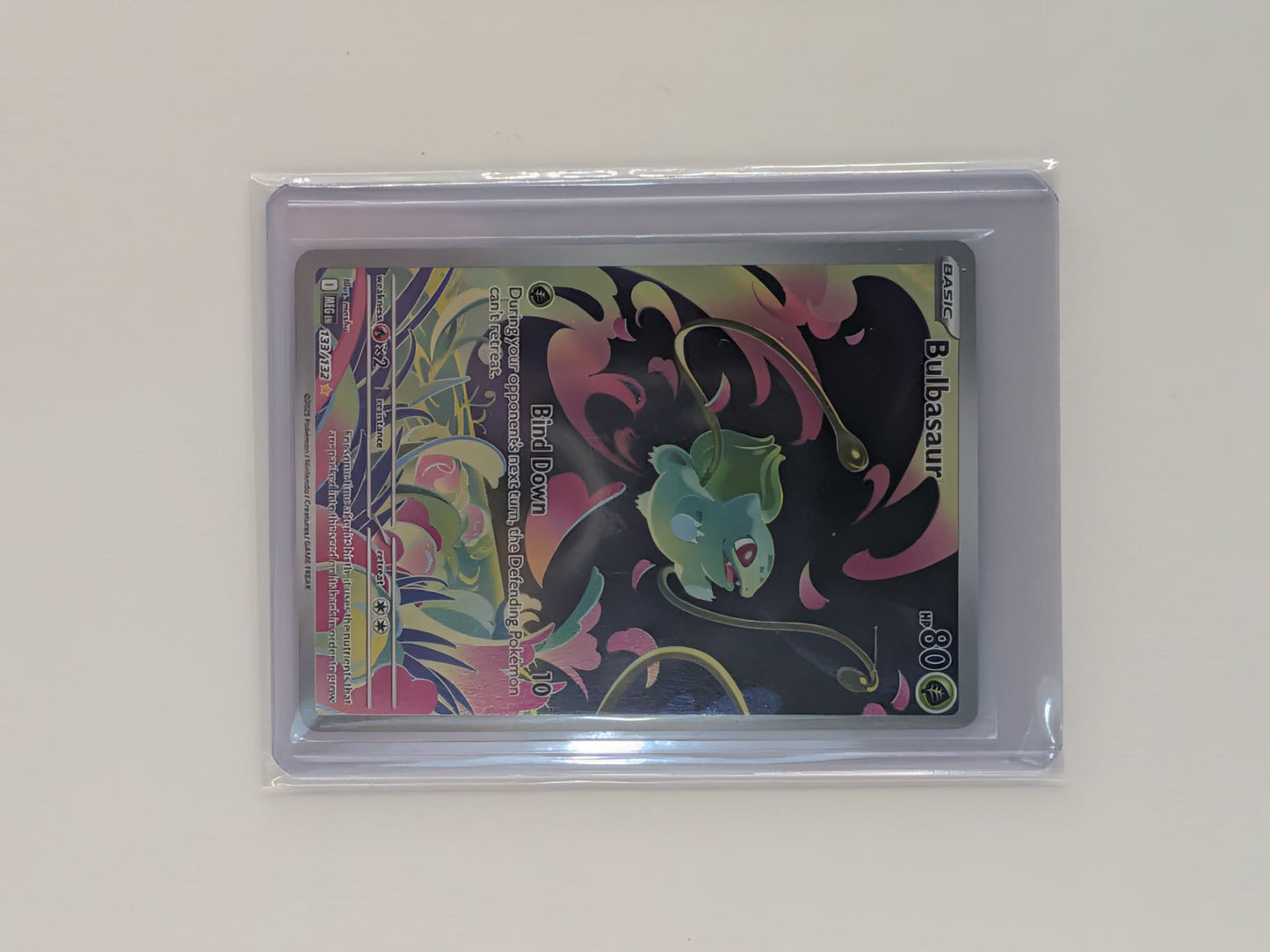 Bulbasaur 133/132 Illustration Rare Mega Evolution Pokemon Near Mint