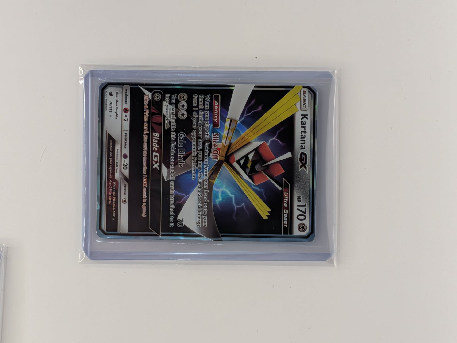 Kartana GX 70/111 Holo Rare GX Crimson Invasion Pokemon Near Mint