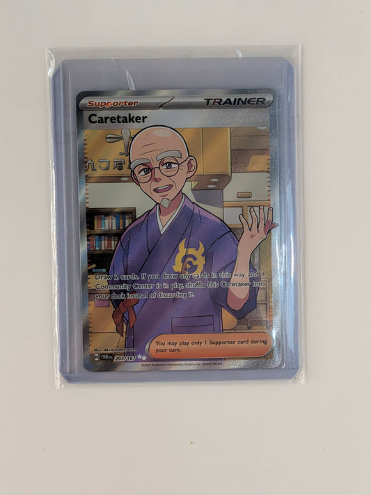 Caretaker 203/167 Ultra Rare Twilight Masquerade Pokemon Near Mint
