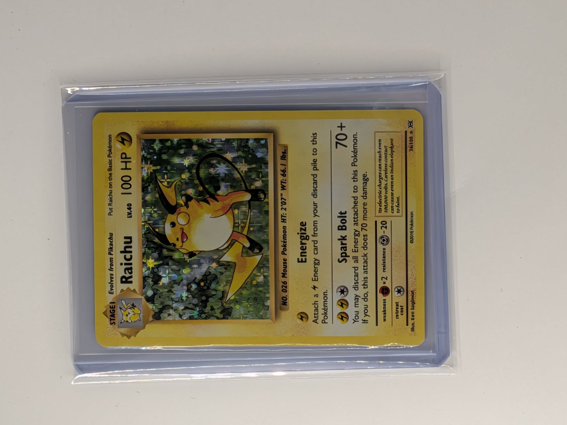 Raichu 36/108 Holo Rare Evolutions Pokemon Lightly Played
