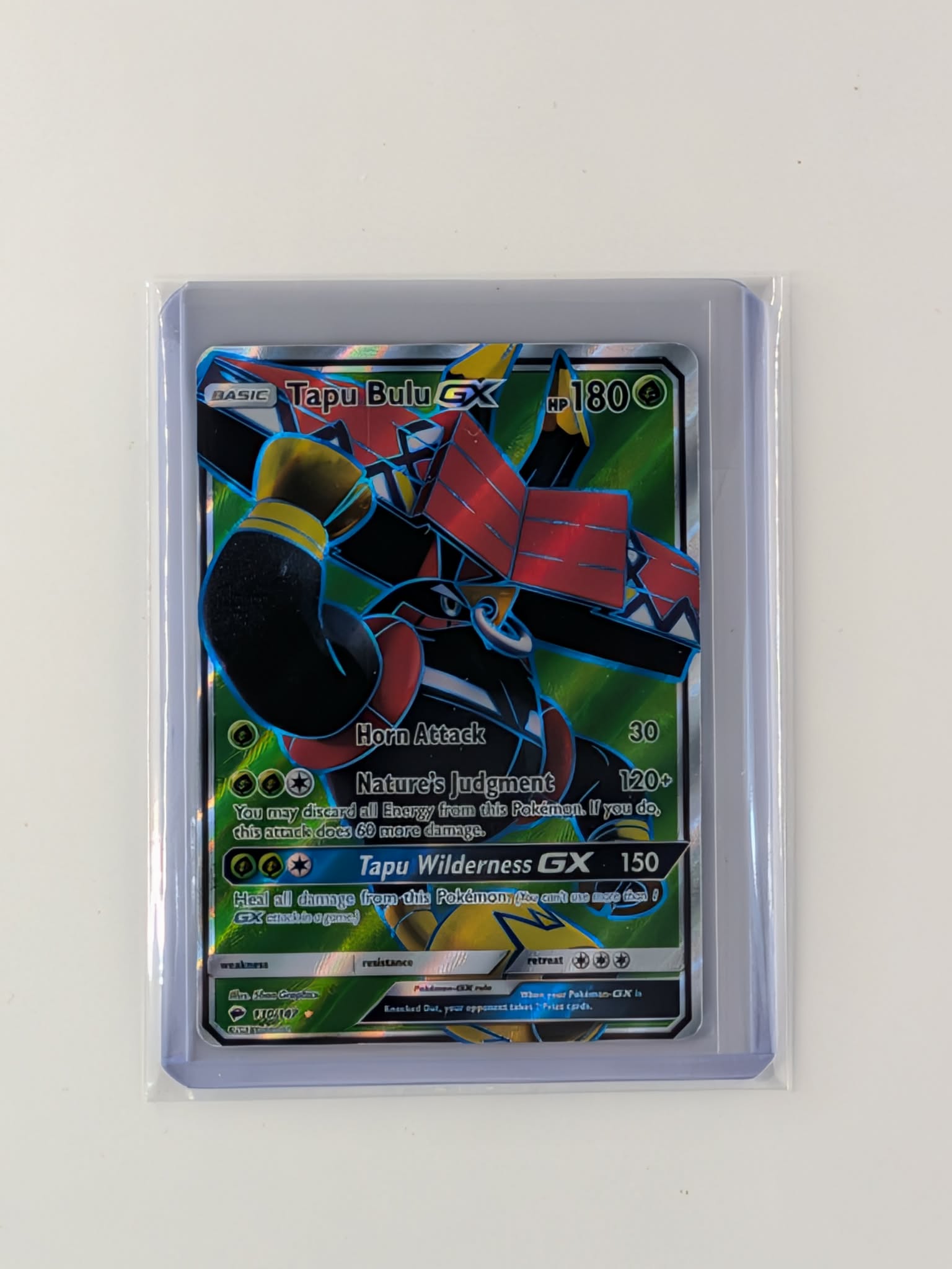 Tapu Bulu GX 130/147 Rare Ultra Burning Shadows Pokemon Lightly Played