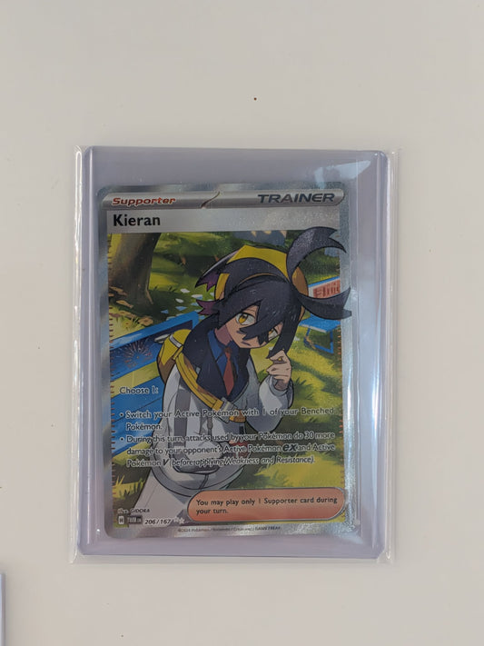 Kieran 206/167 Ultra Rare Twilight Masquerade Pokemon Near Mint