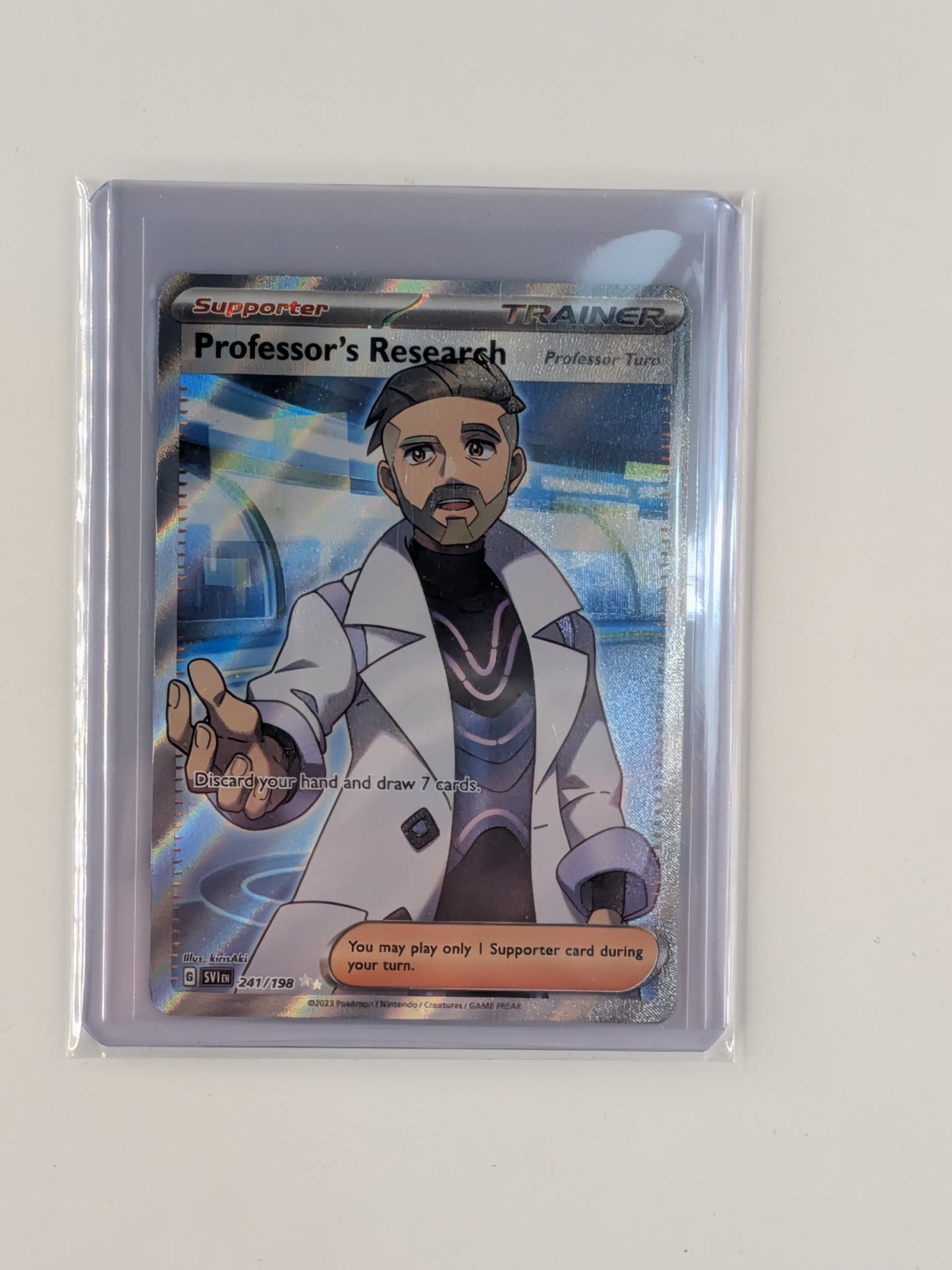Professor's Research (Professor Turo) 241/198 Scarlet & Violet Pokemon NM