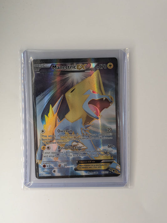 Manectric EX 113/119 Rare Ultra Phantom Forces Pokemon Moderately Played