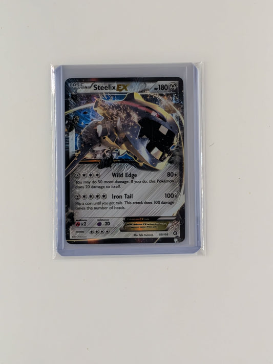 Steelix EX 67/114 Holo Rare EX Steam Siege Pokemon Lightly Played