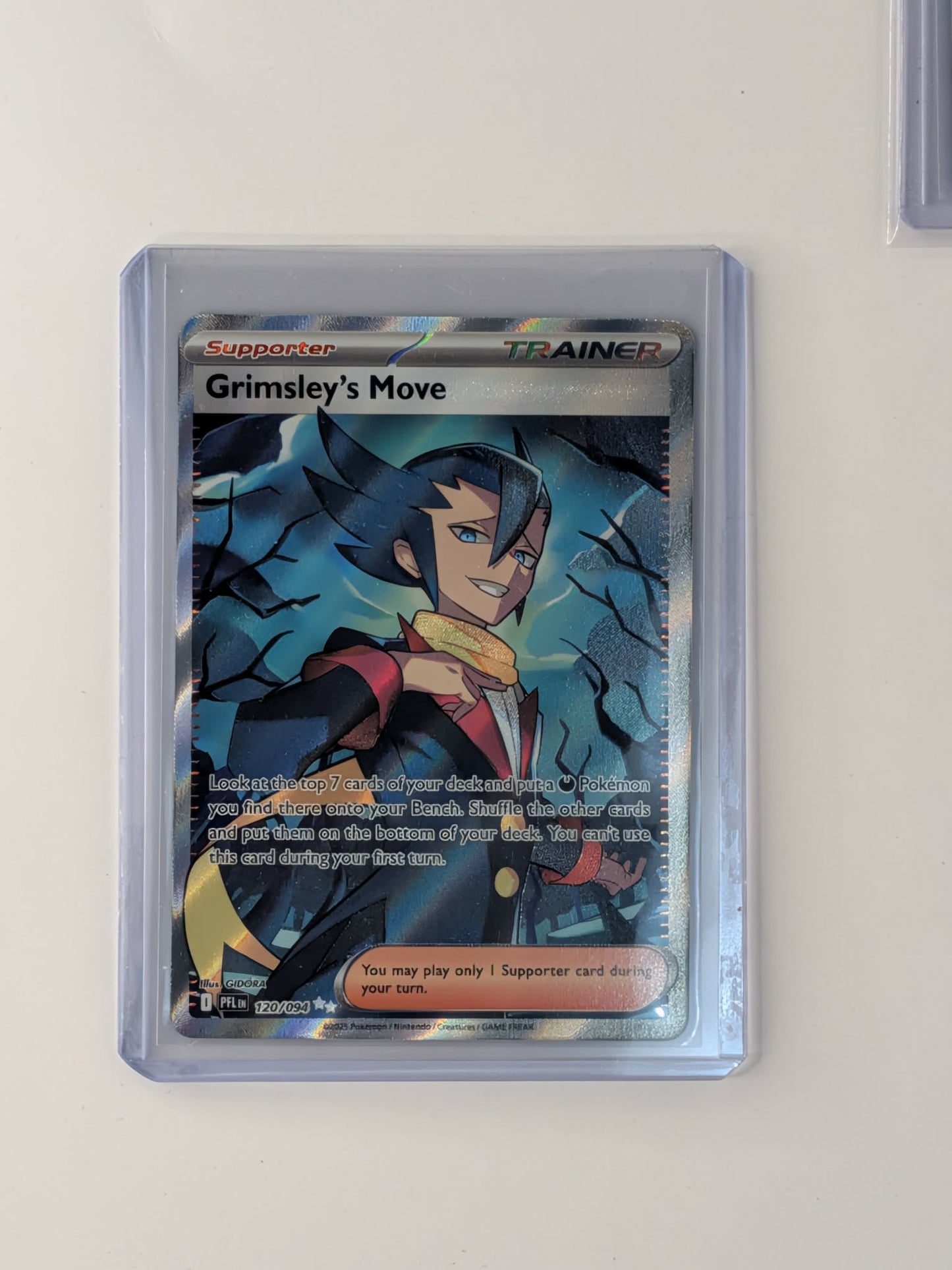 Grimsley's Move 120/094 Ultra Rare Phantasmal Flames Pokemon Near Mint