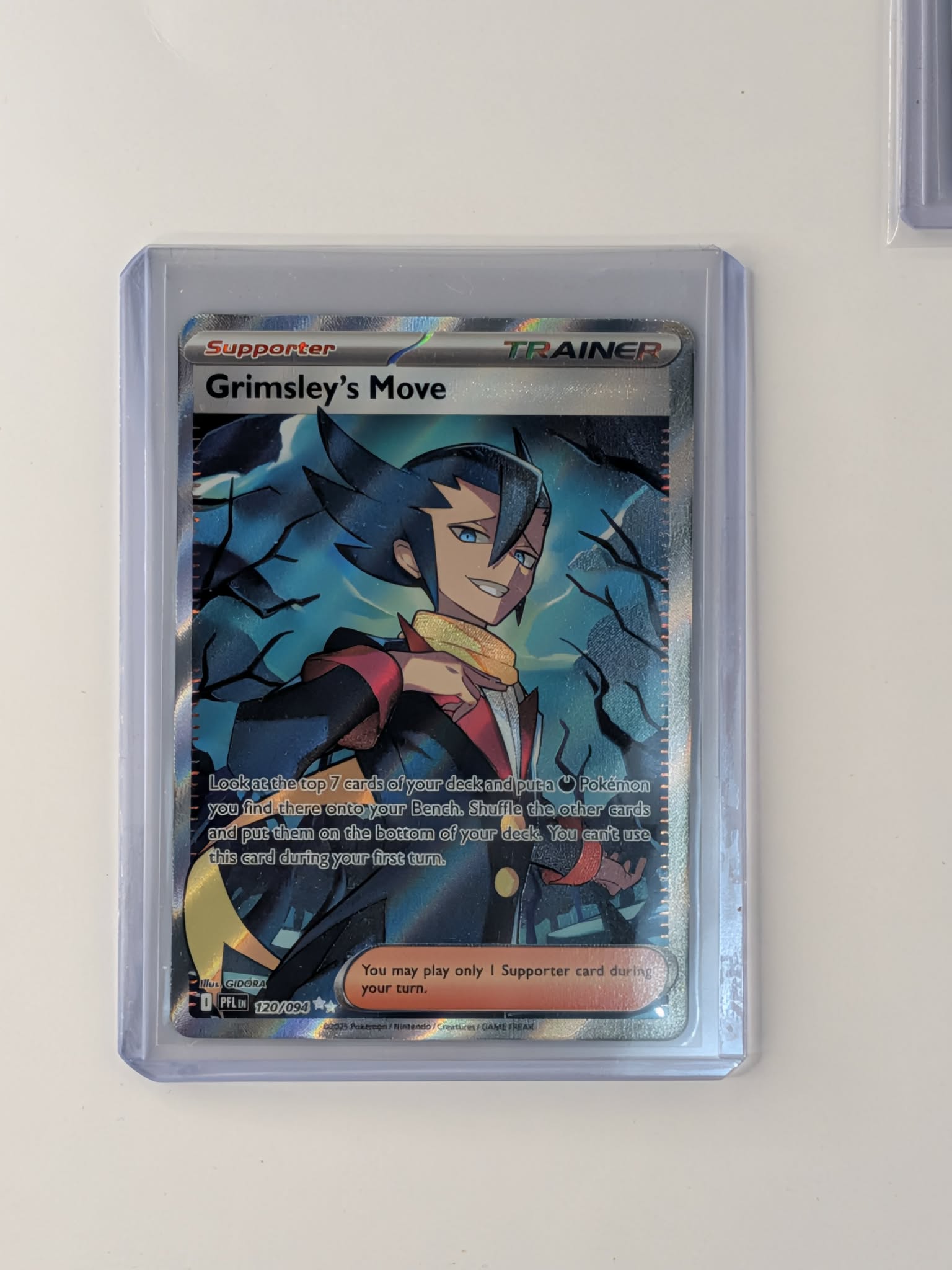 Grimsley's Move 120/094 Ultra Rare Phantasmal Flames Pokemon Near Mint