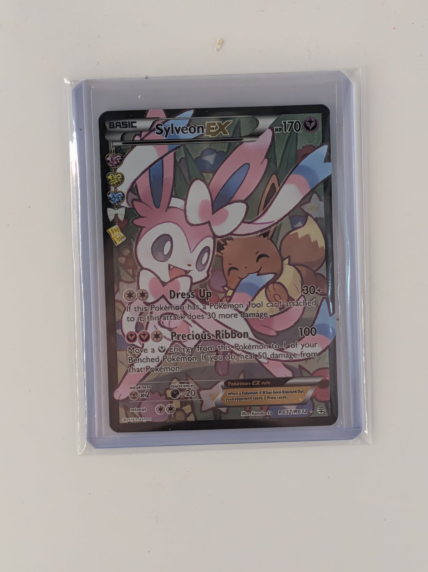 Sylveon EX RC32/RC32 Rare Ultra Generations Pokemon Moderately Played