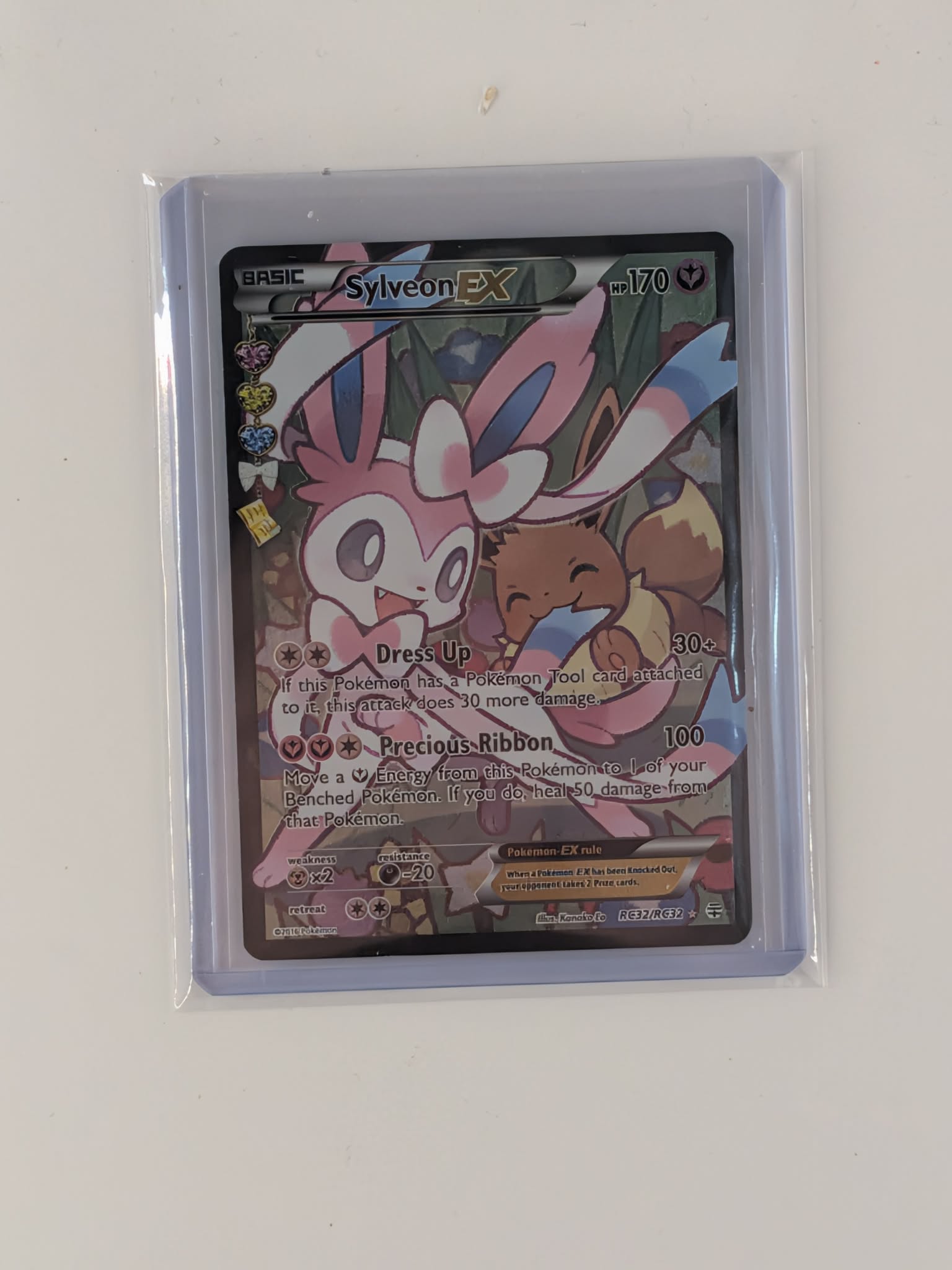 Sylveon EX RC32/RC32 Rare Ultra Generations Pokemon Moderately Played