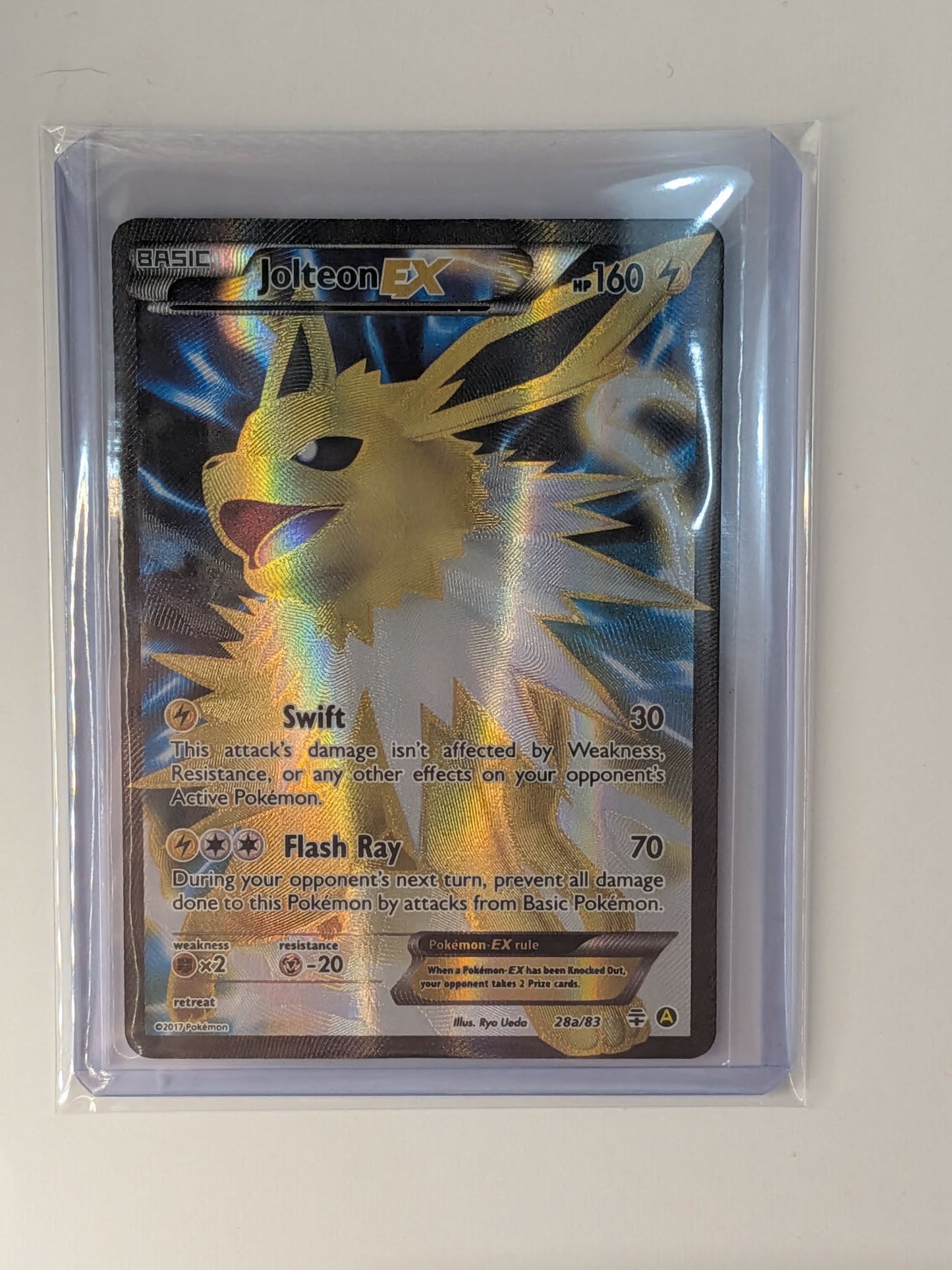 Jolteon EX 28a/83 Rare Ultra Generations Pokemon Near Mint