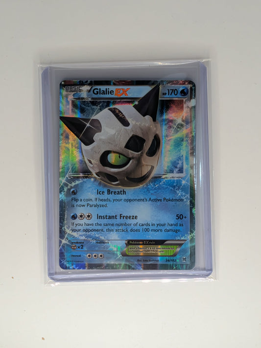 Glalie EX 34/162 Holo Rare EX BREAKthrough Pokemon Near Mint