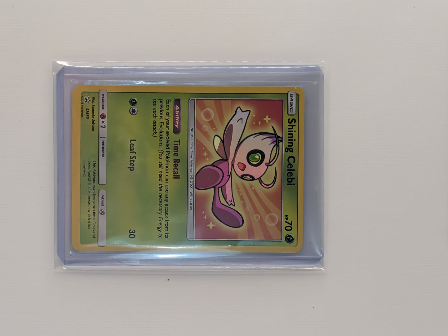 Shining Celebi SM79 Promo SM Black Star Promos Pokemon Near Mint