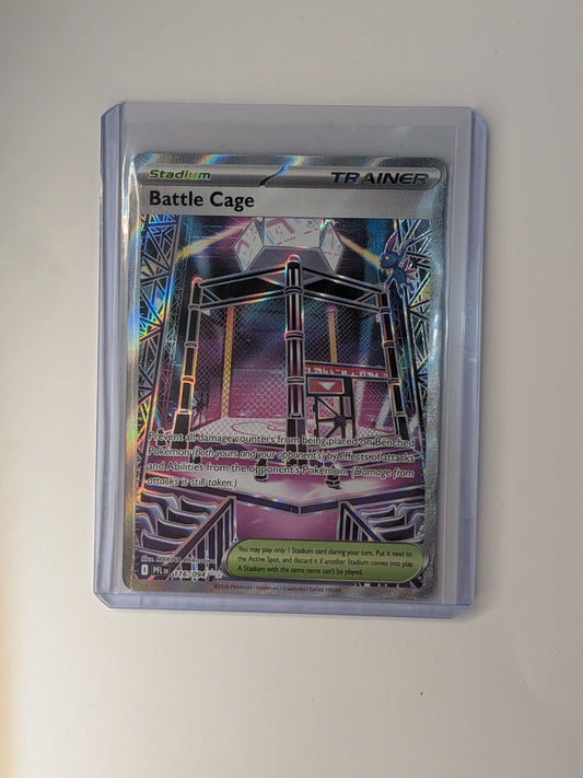 Battle Cage 116/094 Ultra Rare Phantasmal Flames Pokemon Near Mint