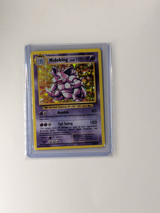 Nidoking 45/108 Holo Rare Evolutions Pokemon Lightly Played