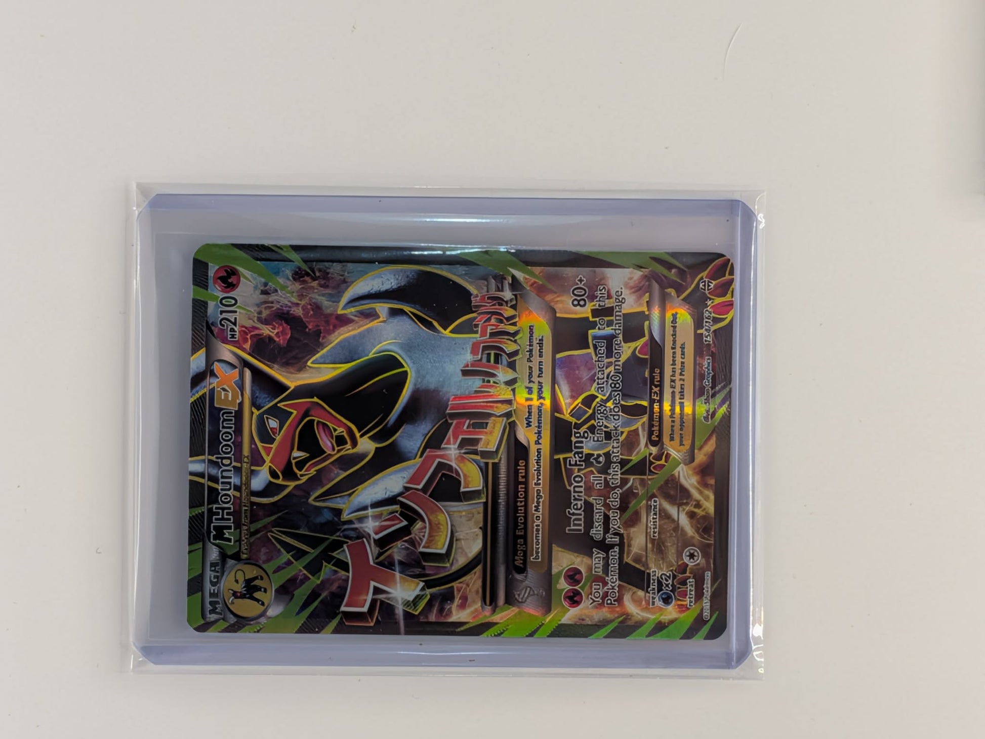 M Houndoom EX 154/162 Rare Ultra BREAKthrough Pokemon Near Mint