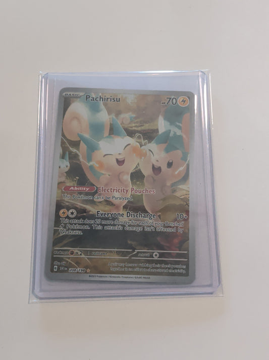 Pachirisu - 208/198 Illustration Rare Scarlet & Violet Pokemon Card NM