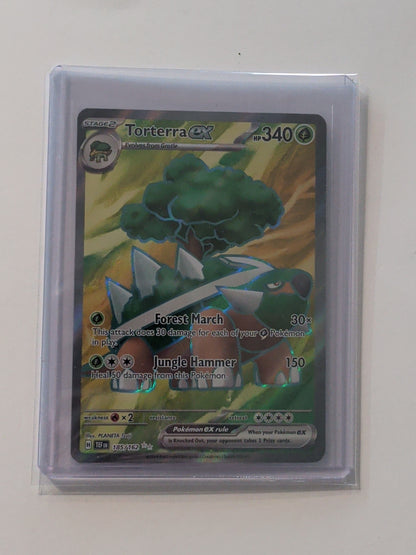 Torterra EX 185/162 Full Art Ultra Rare Temporal Forces Pokemon Card NM