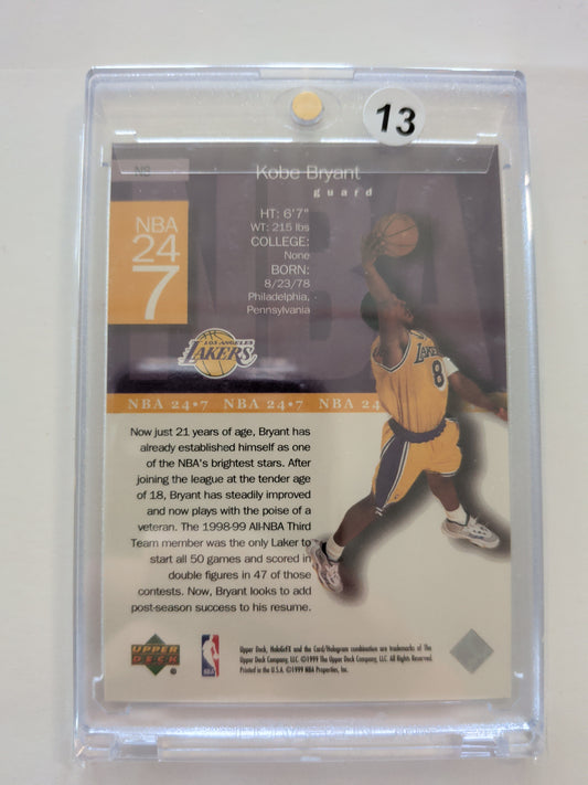 Kobe Bryant hologrfx 1999 upper deck #8
