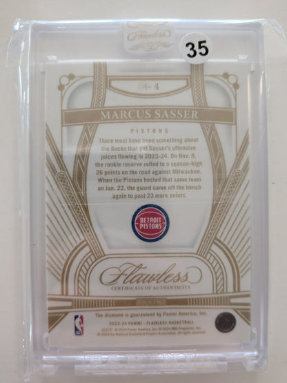 Marcus sasser flawless sealed diamond RC /20 23-24 #4