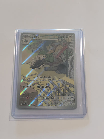 Lairon 184/167 - Illustration Rare Pokemon Card - Twilight Masquerade - NM
