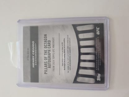 2024 Topps UFC Knockout - Pillars of the Octagon Autographs #PTG-HCO Henry cejudo