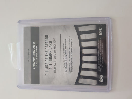 2024 Topps UFC Knockout - Pillars of the Octagon Autographs #PTG-HCO Henry cejudo