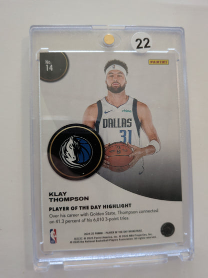 Clay Thompson /199 2025 player of the day