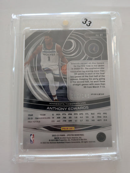 Anthony Edwards spectra /149 22-23 #81