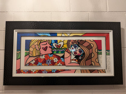 COUPLE AT THE BEACH - ROMERO BRITTO