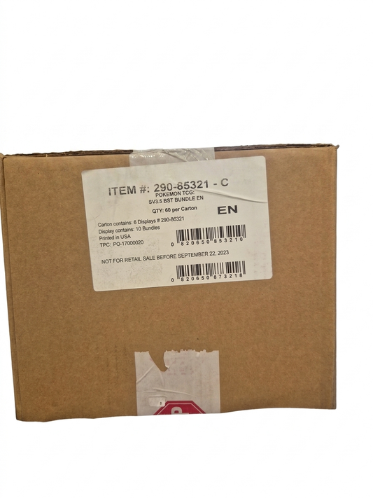 Pokemon 151 sealed mastercase