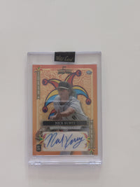 Nick Kurtz Joker Wild cars 1/1 Autograph