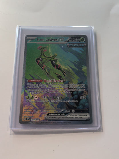 Iron Leaves ex 203/162 Pokemon TCG Temporal Forces Special Illustration Rare NM