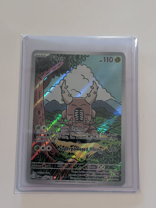 Pinsir 168/167 SV06 Twilight Masquerade Illustration Rare 2024 Pokemon TCG NM