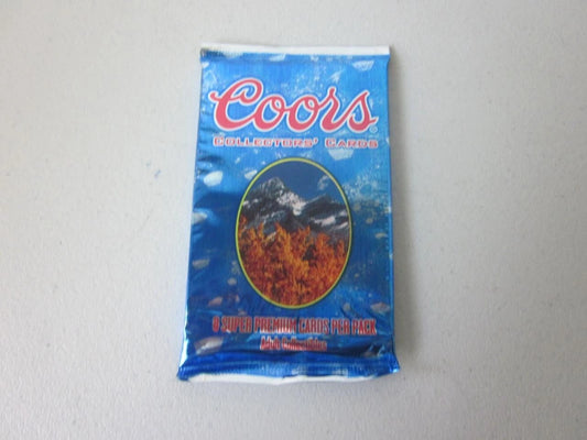 Coors Collector Card Packs 1 Factory Sealed Pack