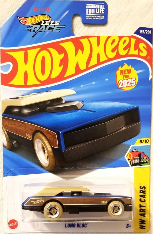 Hot Wheels - 2025 HW Art Cars 9/10 Long Bloc 135/250