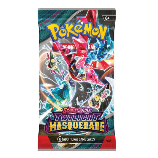 POKEMON TCG Scarlet & Violet Twilight Masquerade Single Booster Pack