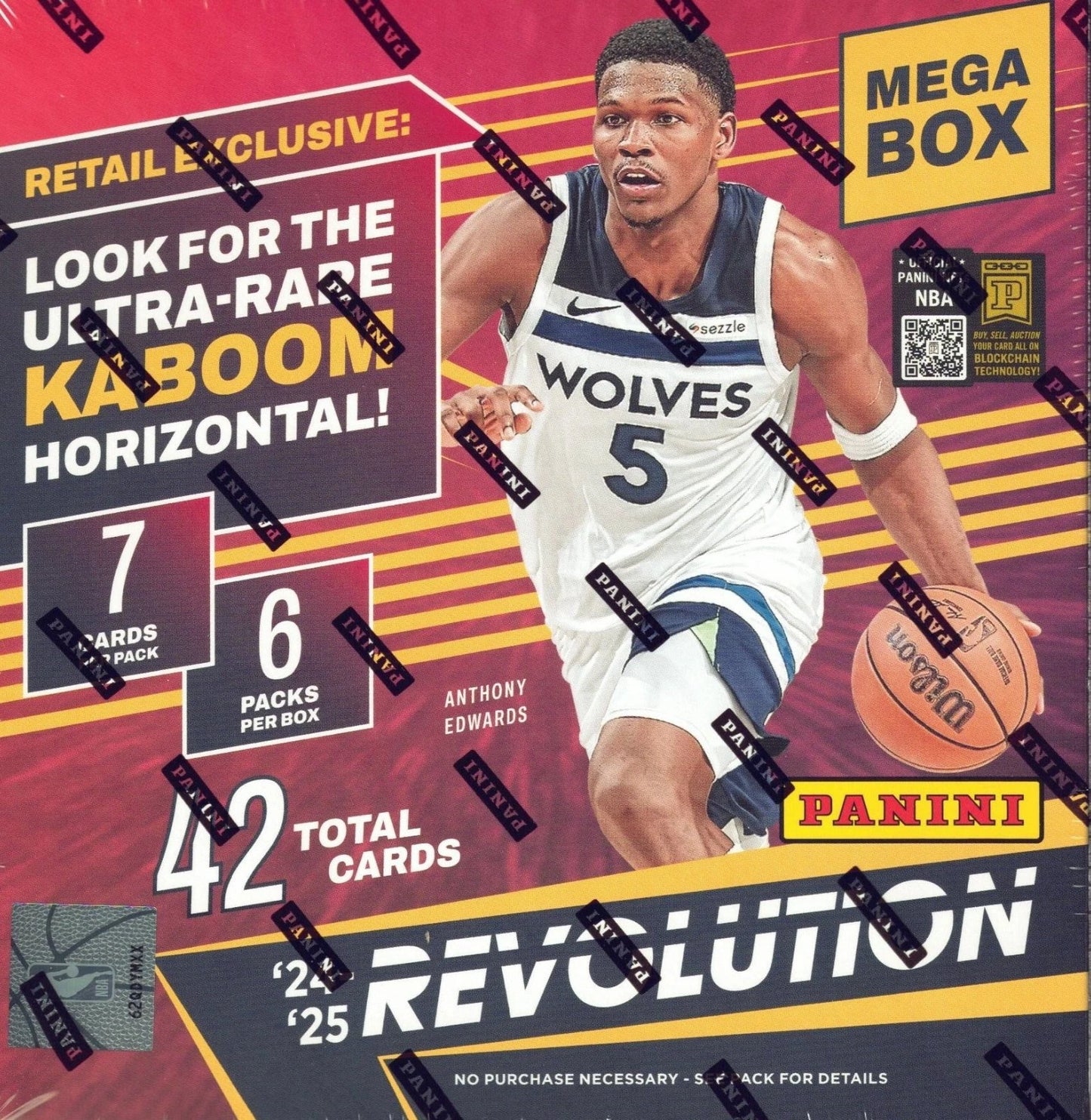 2024-25 PANINI REVOLUTION NBA BASKETBALL SEALED 42-CARD MEGA BOX