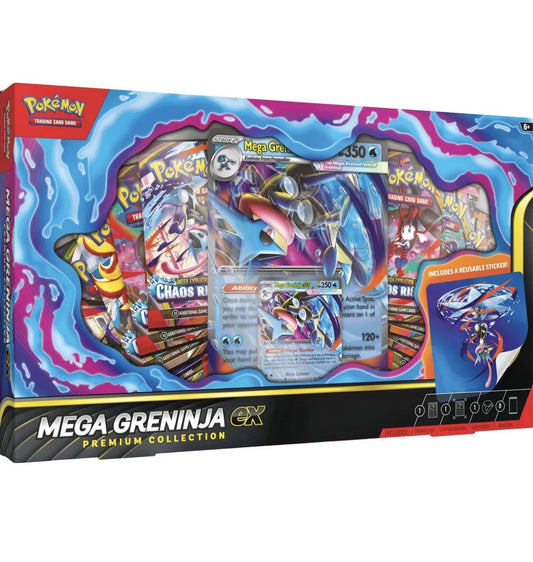 PRE-ORDER - Pokemon TCG Mega Greninja Ex Premium Collection
