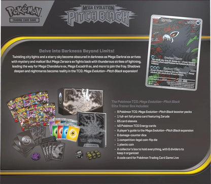 PRE-ORDER - Pokemon TCG Mega Evolutions 5 Pitch Black Elite Trainer Box