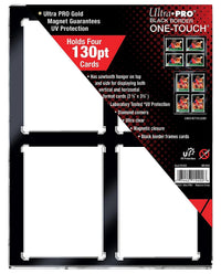 ONE TOUCH - 4-card Black Border 130pt Magnetic Closure
