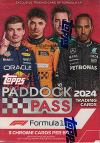 2024 Topps Chrome F1 paddock pass blaster box