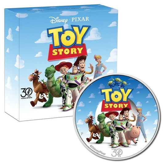 2025 Perth Mint Toy Story 30 Years 1/2oz Silver Proof Coloured Coin - Only 2500