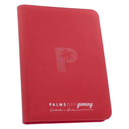 Collector's Series 9 Pocket Zip Trading Card Binder – RED