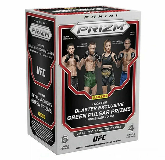 2022 PANINI PRIZM UFC FACTORY SEALED 6 PACK BLASTER BOX