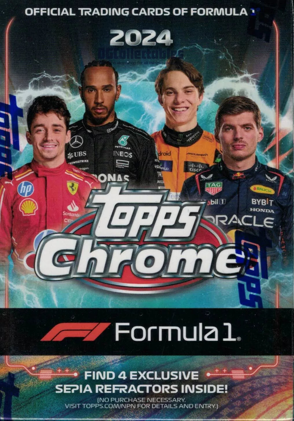 2024 Topps Chrome F1 Formula 1 Hobby Box