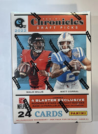 2022 Panini Chronicles Draft Picks Football Blaster Box