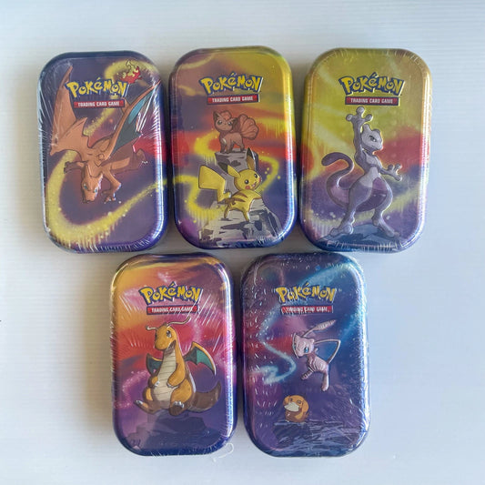 Pokémon TCG Kanto Power B19 Mini Tins – Set of 5 (Art Set)